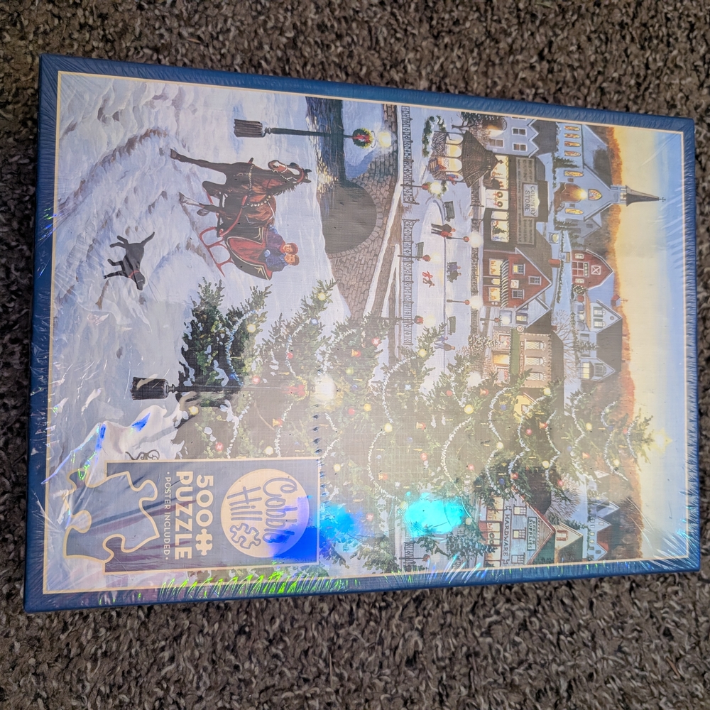 Cobble Hill Winter Village Puzzle